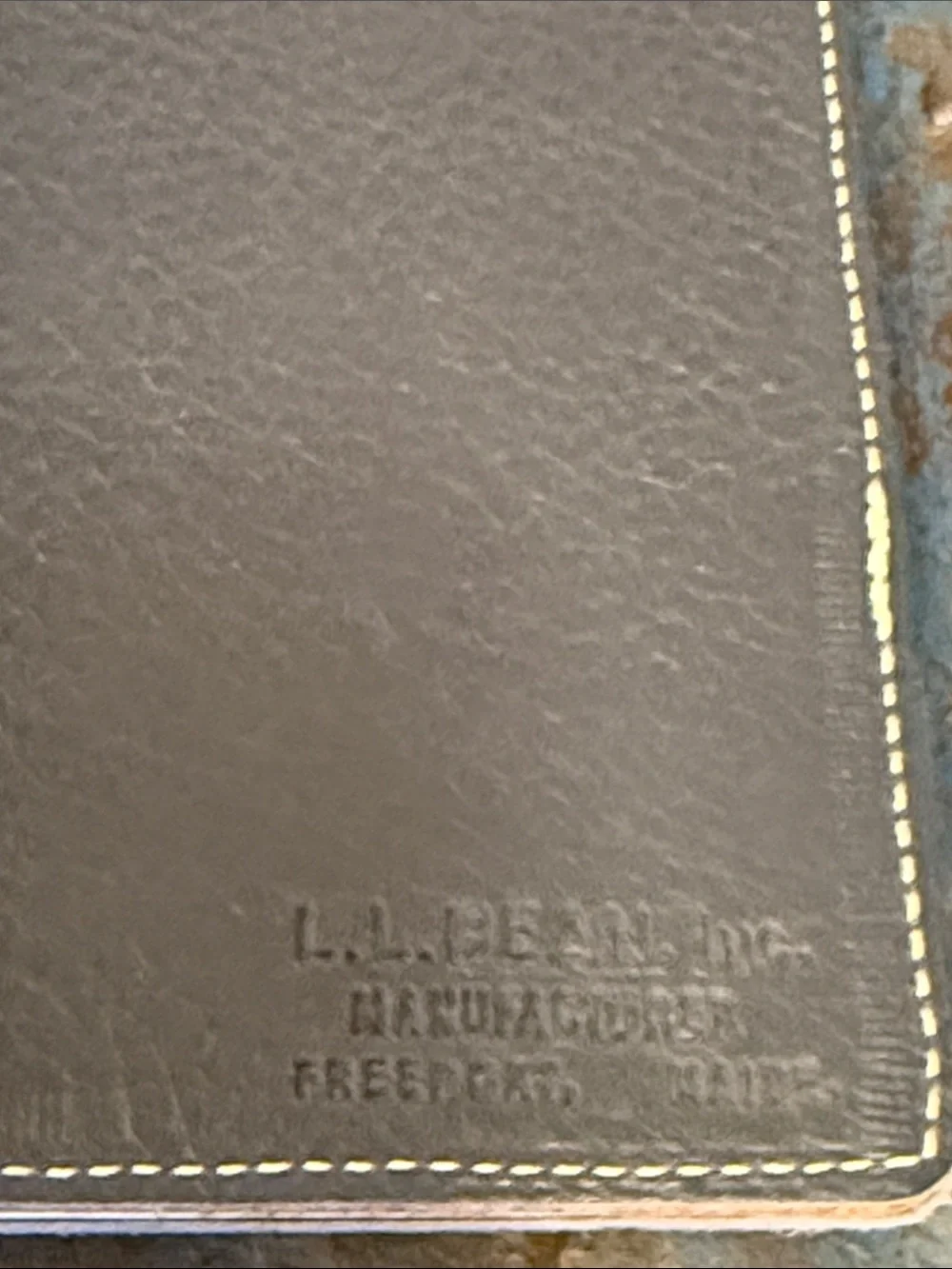 New LL bean unique leather organizer w notepad 📝